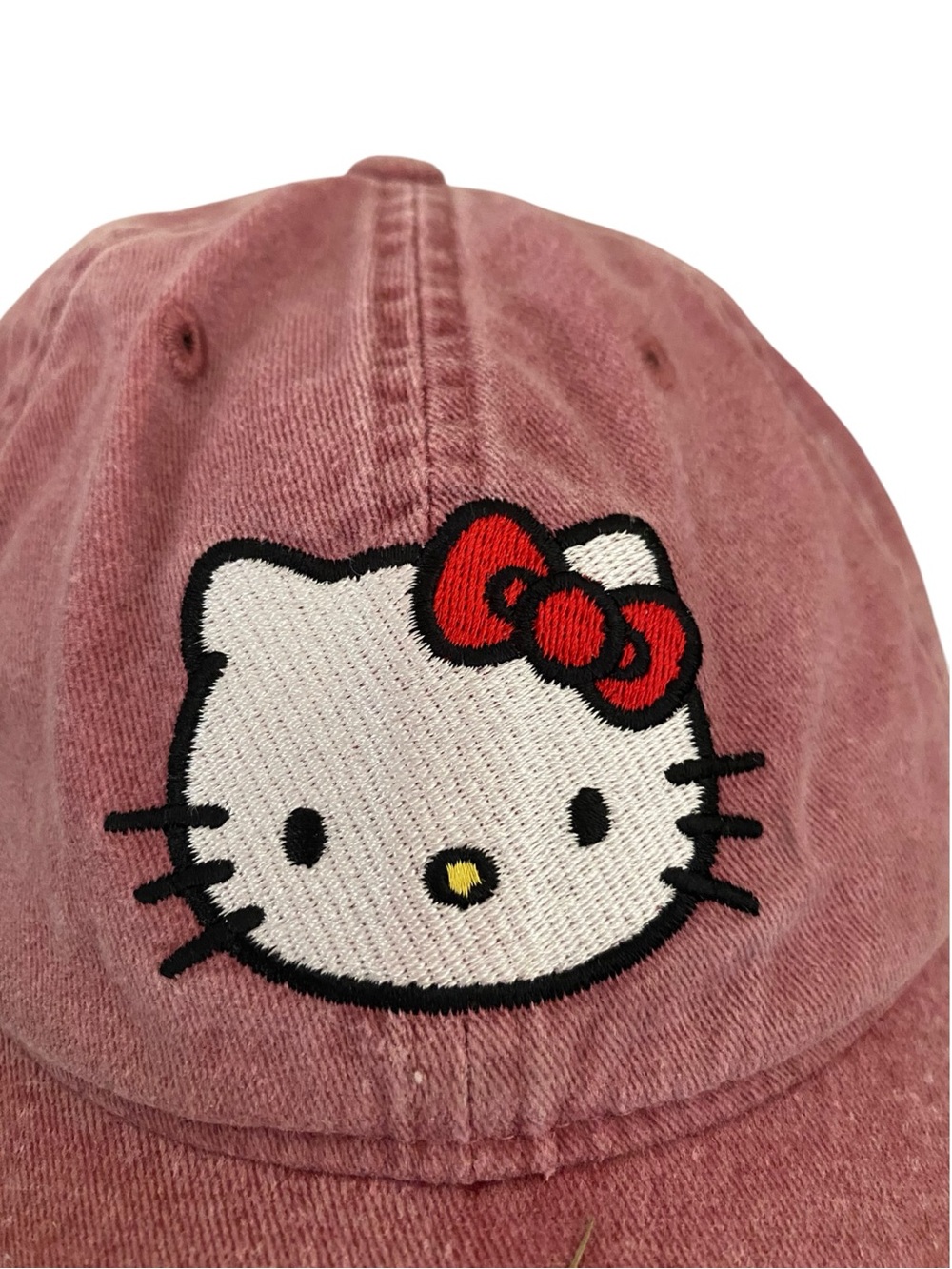 Sanrio Hello Kitty Embroidered Rose Dad Hat Adjustable Cap Kawaii y2k soft girl - Picture 5 of 7